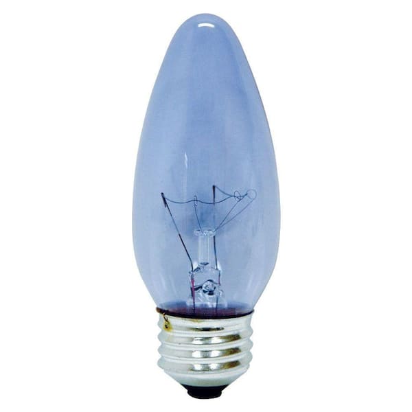 GE Reveal 40-Watt Incandescent B13 BC Blunt Tip Decorative Ceiling Fan Reveal Light Bulb (2-Pack)