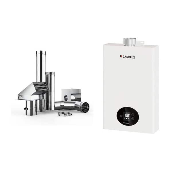 CAMPLUX Stainless Steel Horizontal Termination Vent Kit for