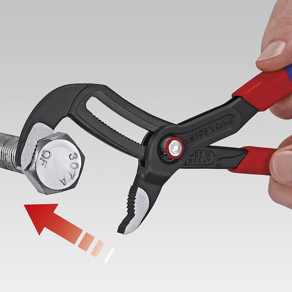 KNIPEX Cobra Series 10 in. QuickSet Water Pump Pliers with Multi