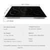 VEVOR 30 4 Burner Induction Cooktop QRSDC4308100WDW17V4