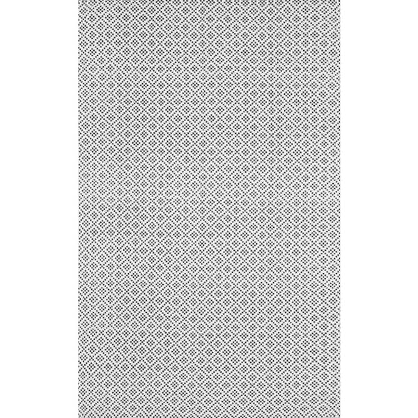 nuLOOM Holcombe Geometric Gray 9 ft. x 12 ft. Area Rug