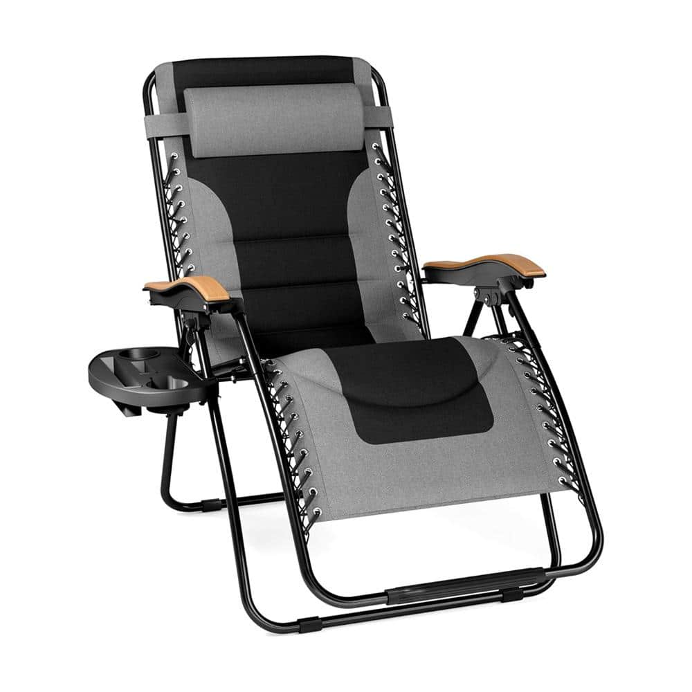 Gray 1-Piece Metal Outdoor Recliner price history on PriceWatchPro