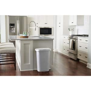 Better Homes & Gardens 14.5 Gallon Trash Can, Plastic Step Kitchen Trash  Can, White - Yahoo Shopping