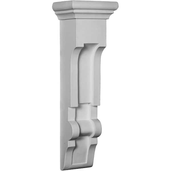 Ekena Millwork 6-1/8 in. x 19-7/8 in. x 5 in. Polyurethane Alexa Corbel