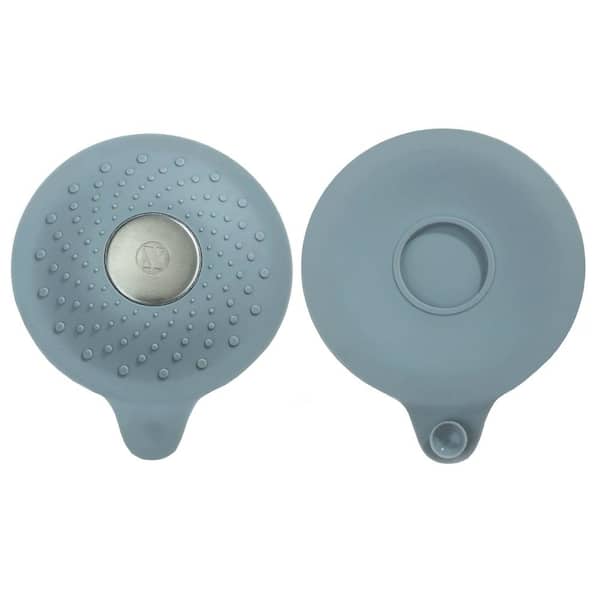 SlipX Solutions 4.5 in. Dia x 5.5 in. Silicone Drain Stopper in Gray  13300-1 - The Home Depot