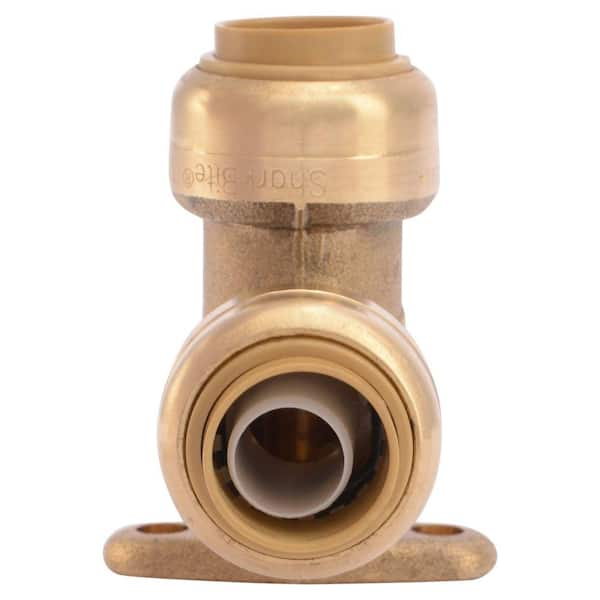 SharkBite 1 2 in. Push to Connect Brass 90 Degree Drop Ear Elbow