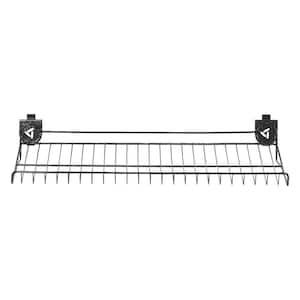 30 in. Hammered Graphite Shoe Rack