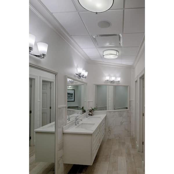HINKLEY Lowell 24.0 in. 4-Light Chrome Flush Mount