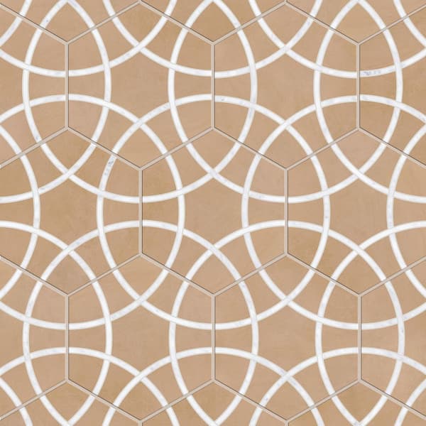 Bari Hex Terra Deco 11 in. x 13 in. Porcelain Floor and Wall Tile (10.92 sq. ft. /Case)