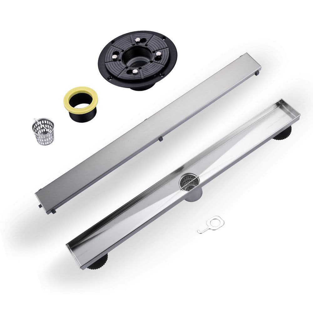 シャラポワ　ネズール240 AVITAS 24 in. Stainless Steel Linear Shower Floor Drain with Drain