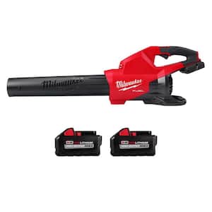 M18 FUEL Dual Battery 145 MPH 600 CFM 18V Lithium-Ion Brushless Cordless Handheld Blower w/ Two 8Ah HO Battery (2-Pack)