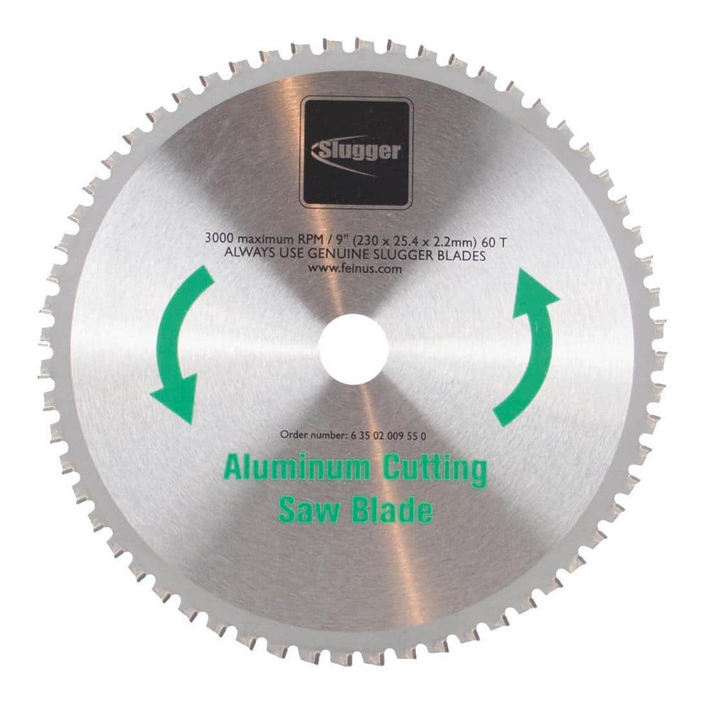 FEIN 9 in. 60-Teeth Aluminum Cutting Saw Blade 63502009550 - The Home Depot