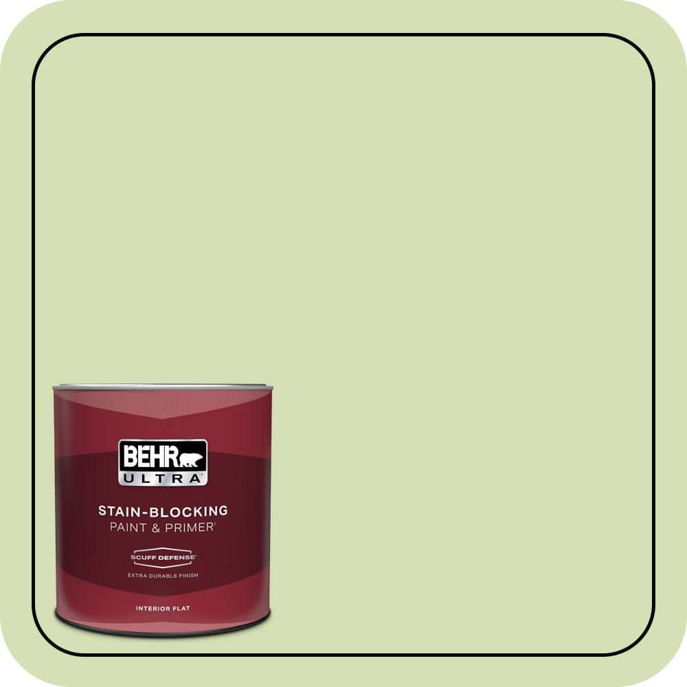 1 qt. #420C-3 Celery Bunch Extra Durable Flat Interior Paint & Primer price history on PriceWatchPro