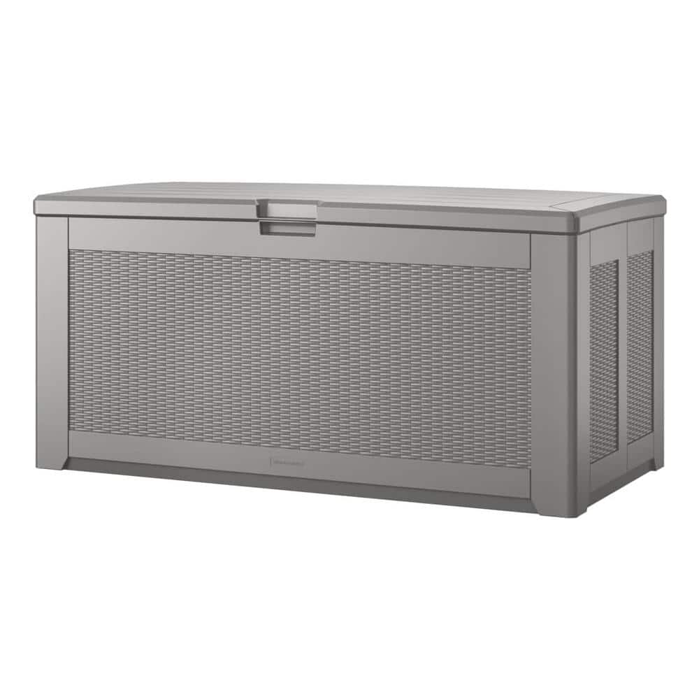 134 Gal. Extra Large Gray Resin Deck Box