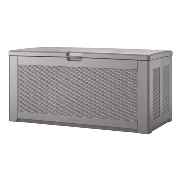 134 Gal. Extra Large Gray Resin Deck Box