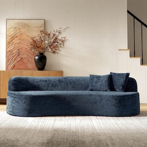 JAYDEN CREATION Leonardo Modern Polyester Curved 94.5 in. Wide