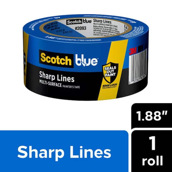 3M ScotchBlue 1.88 in. x 60 yds. Sharp Lines Multi-Surface Painter's Tape with Edge-Lock