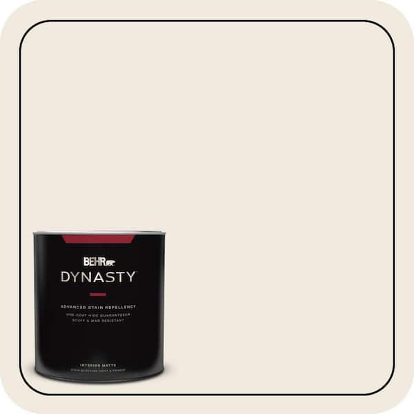 BEHR DYNASTY 1 qt. #W-B-710 Almond Cream Matte Interior Stain-Blocking Paint & Primer