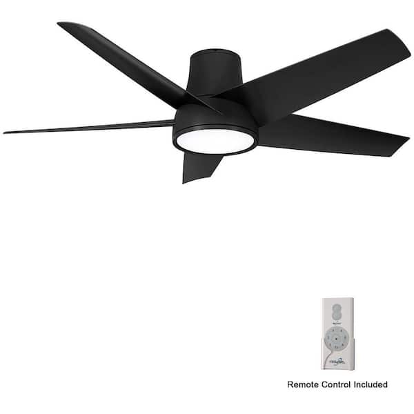 Chubby II 58 in. Integrated LED Coal Smart Ceiling Fan with Remote Control