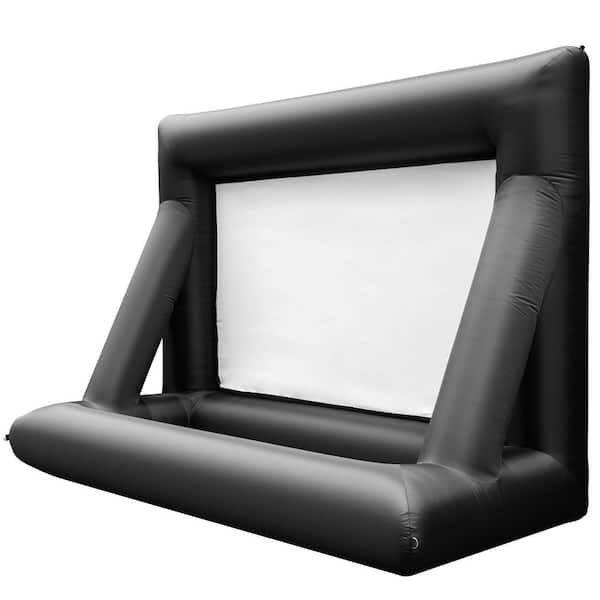 24 ft. Inflatable Movie Screen with 360W Air Blower, Outdoor Projection Screen, Front/Rear Projection, Oxford Fabric
