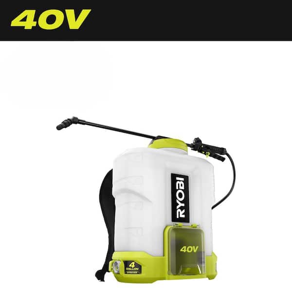 RYOBI 40V Cordless Battery 4 Gallon Backpack Chemical Sprayer