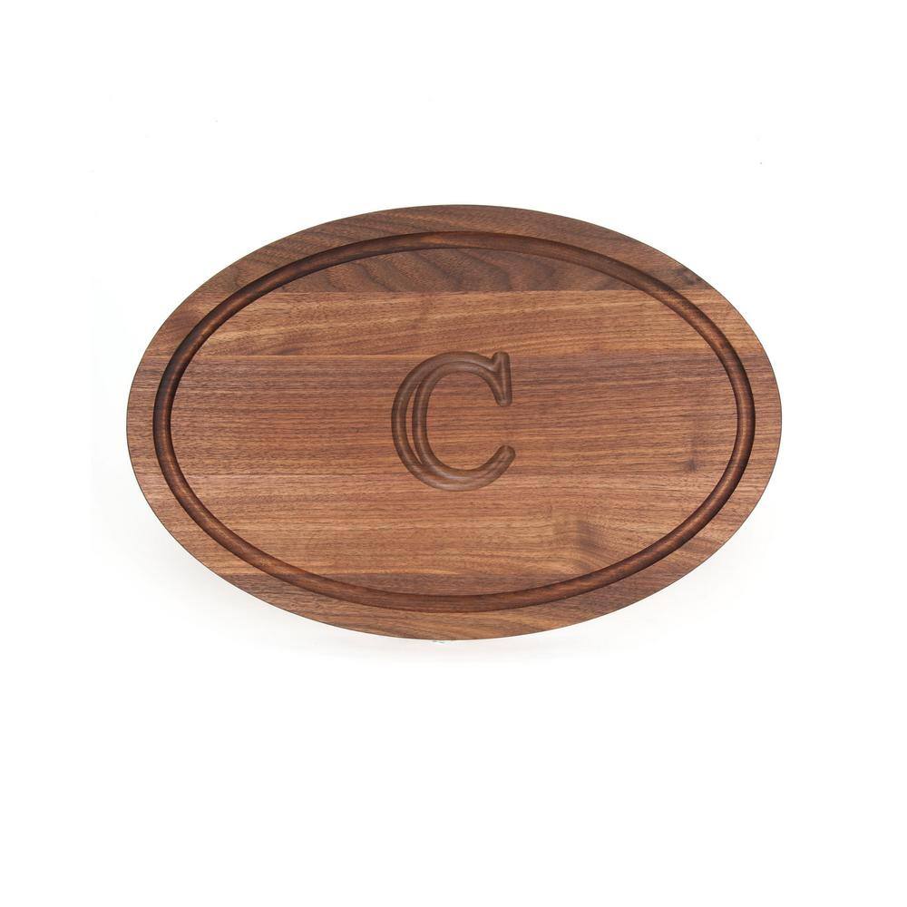 Wooden Cutting Board Riser Oval