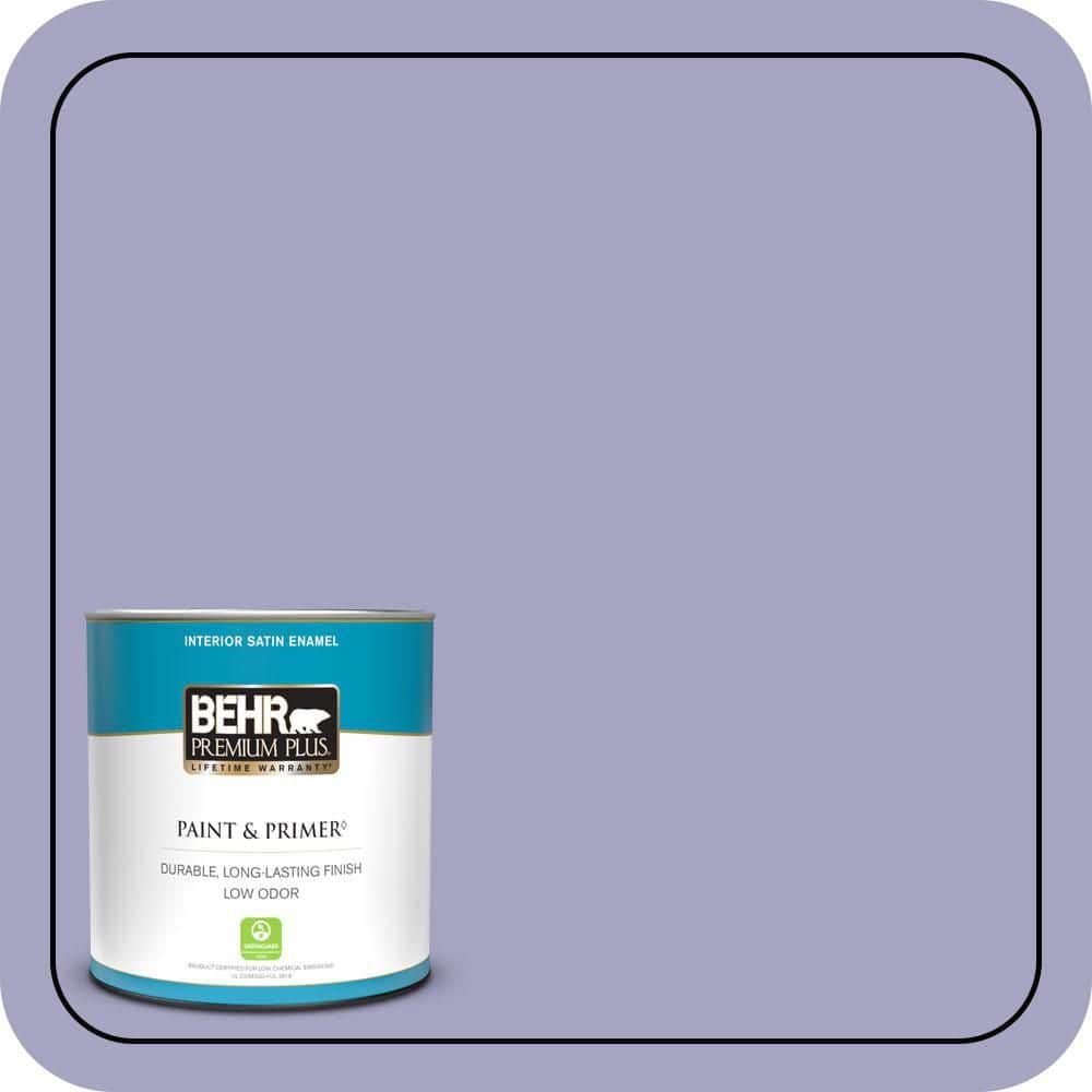 1 qt. #640D-4 Canyon Mist Satin Enamel Low Odor Interior Paint & Primer price history on PriceWatchPro