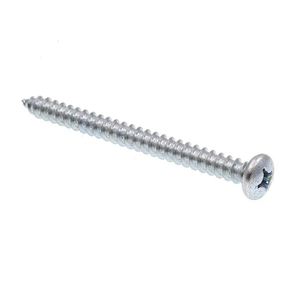 #14 x 3 Phillips Pan Head Sheet Metal Screw Zinc Plated Self Tapping Set #RD-4901FST Warranity by Pr-Mch Package of 1000 pcs