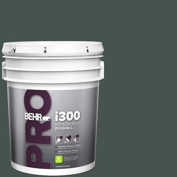 BEHR PRO 5 gal. #HDC-WR16-05 Evergreen Field Eggshell Interior Paint