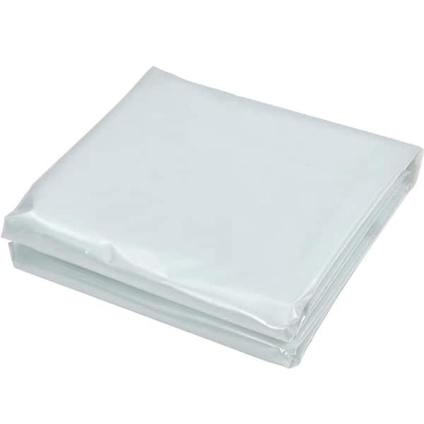 ATENGNES 20 ft. x 28 ft. 6 Mil Thickness UV Resistant Greenhouse Film Cover Polyethylene Sheeting for Farms, Agriculture, Garden