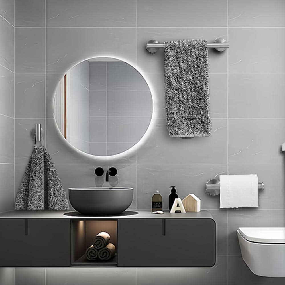 Stainless Steel 3-Piece Bathroom Hardware Set