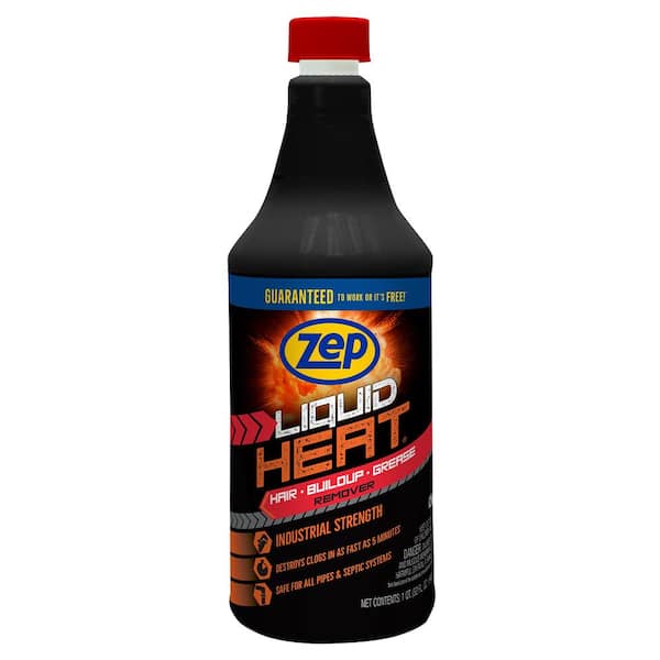 ZEP 32 oz. Liquid Heat Gel Industrial Drain Opener (Case of 12)