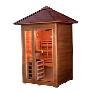 Bristow 2-Person Cedar Outdoor Wet/Dry Sauna