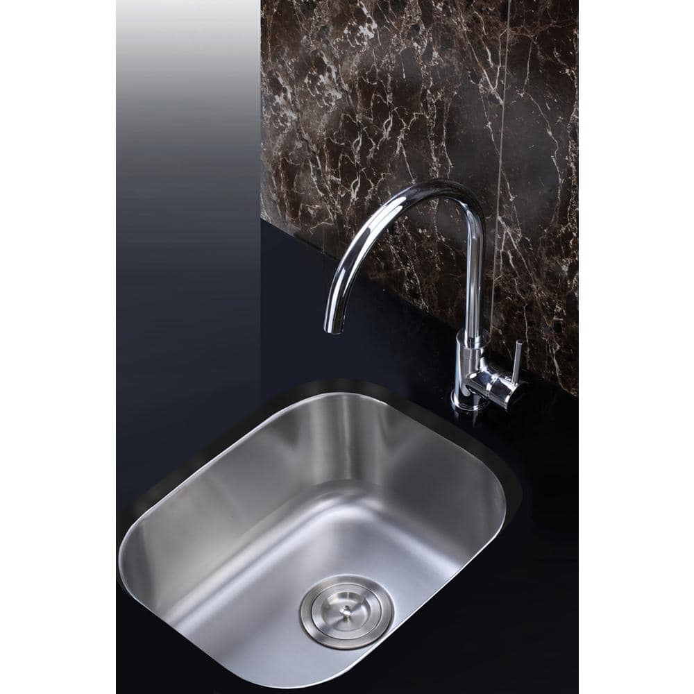 Ruvati 15 x 18 Inch Stainless Steel Undermount Bar Sink