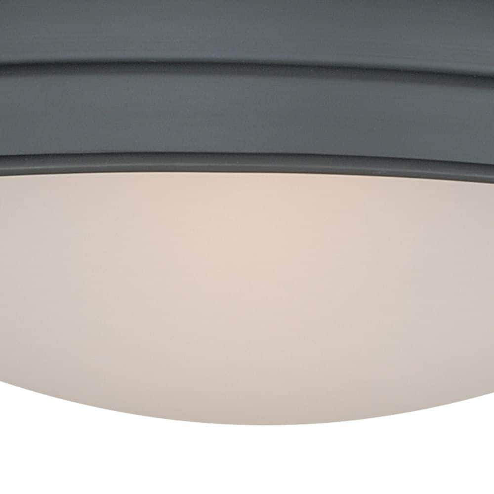 Keenan Oil Rubbed Bronze 12" Glass Bowl Ceiling Light