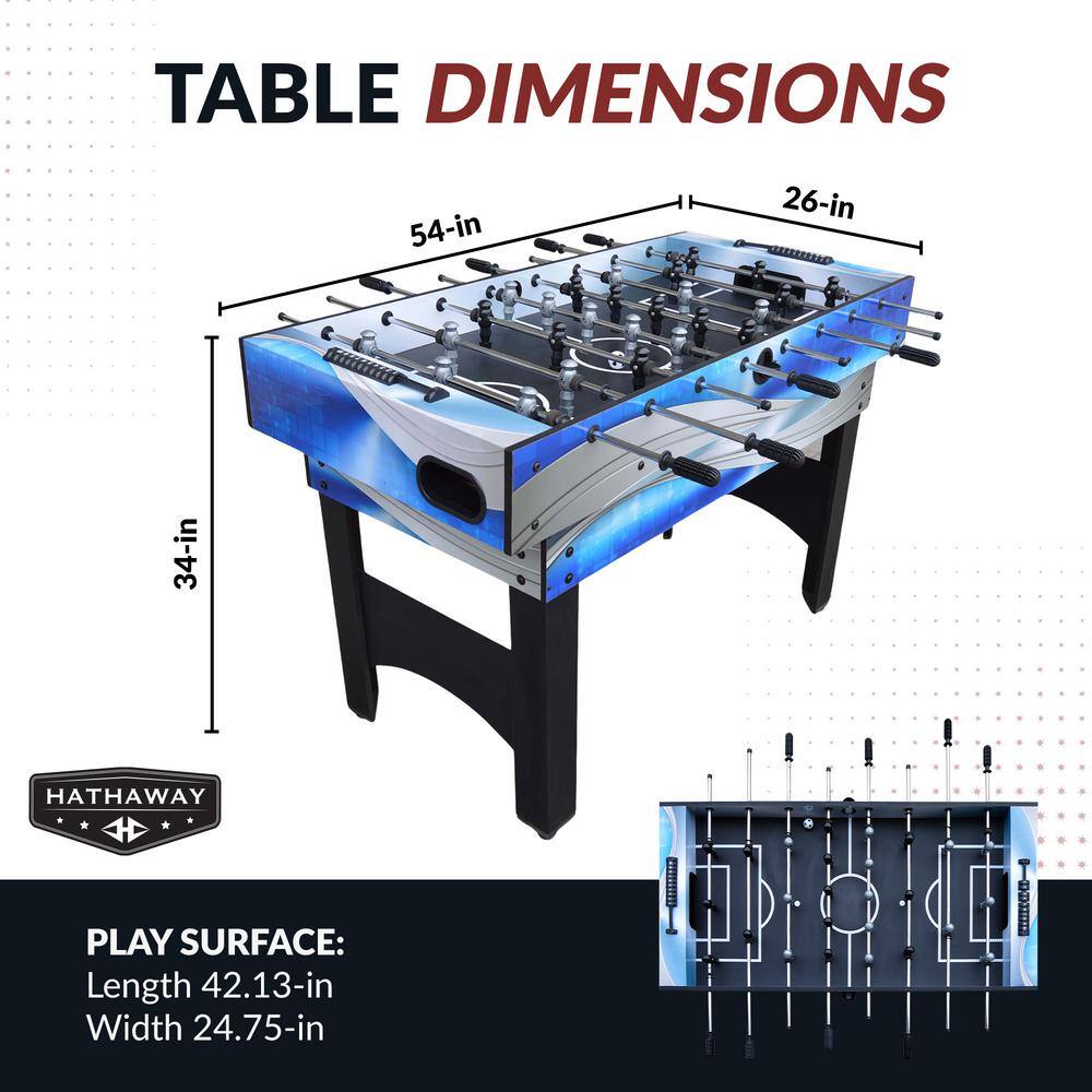 Matrix 54-Inch Blue 7-in-1 Multi-Game Table