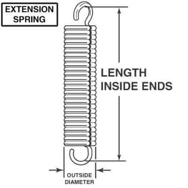 Prime-Line Compression Spring, Nickel-Plated Finish, 0.041 Ga x 1/2 in. x 1-1/2 in., 2 pk., SP 9706 at Tractor Supply Co