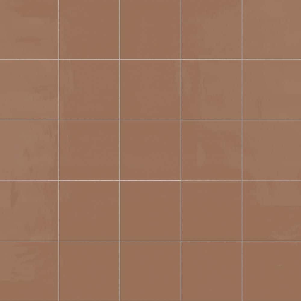 Merola Tile Monocolor Teja 7-7/8 x 7-7/8 Ceramic Floor and