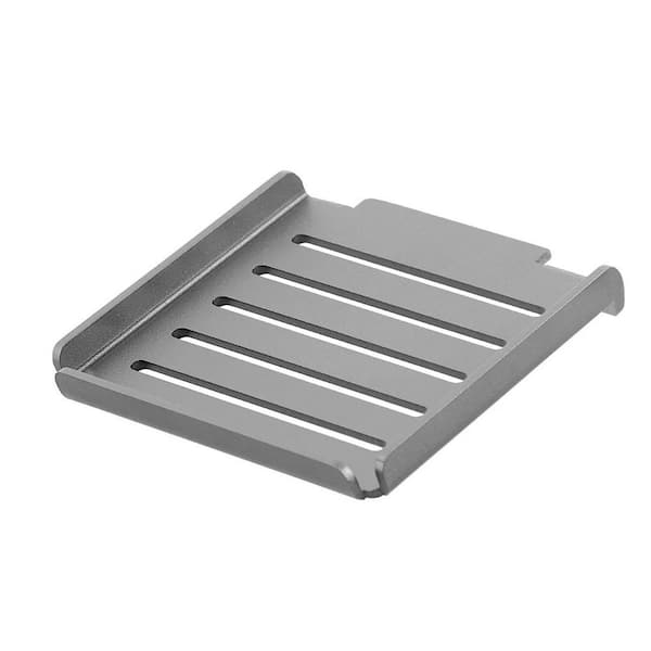 DURAL TI-SHELF Soap Dish (Line) 4.9 in. x 4.9 in. Aluminum Decorative Wall Shelf