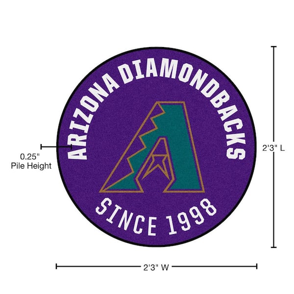 Arizona Diamondbacks Roundel Mat - Retro Collection