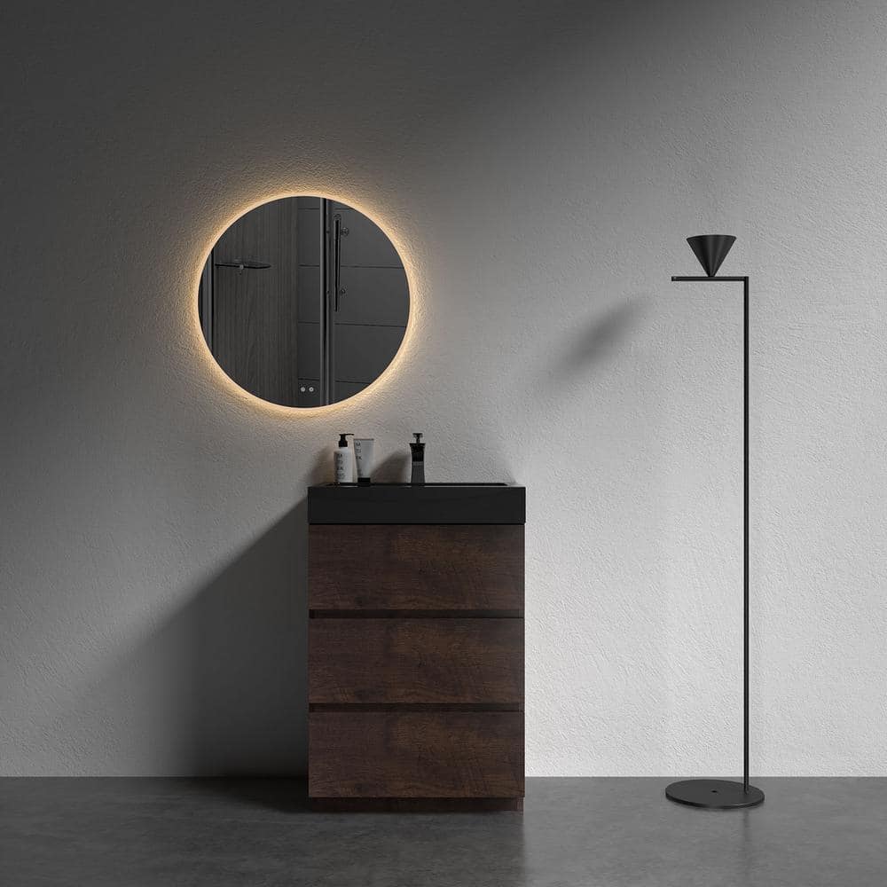 Alice 24.00 in. W x 18.10 in. D x 37.00 in. H Freestanding Bath Vanity in R