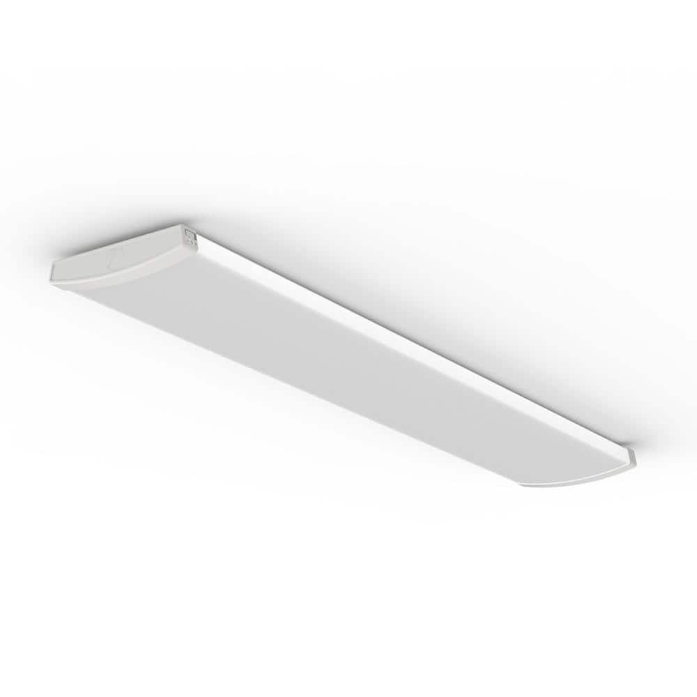 Lithonia Lighting TRUM Adjustable Lumen Integrated LED White Wraparound ...