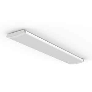 TRUM Adjustable Lumen Integrated LED White Wraparound Light Fixture with Switchable Color Temperatures