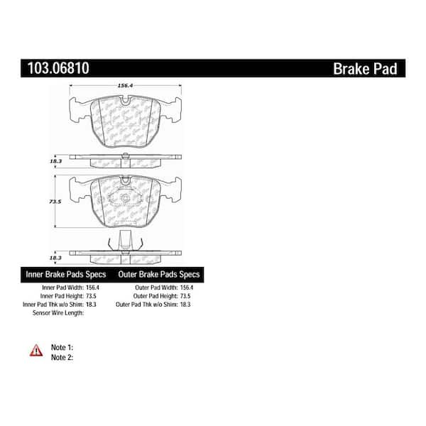 Centric Parts Disc Brake Pad Set
