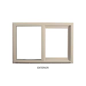 71.5 in. x 47.5 in. Select Series Left Hand Horizontal Sliding Vinyl Sand Window with HPSC Glass and Screen Included