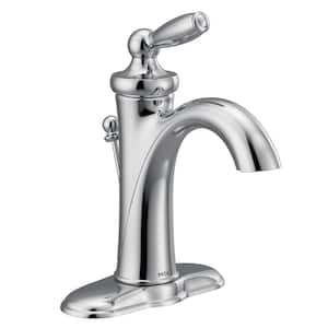 Brantford Single Hole Single-Handle High-Arc Bathroom Faucet in Chrome