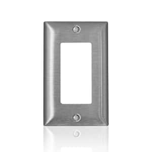 C-Serie sMagnetic Stainless Steel 1-Gang Decora/Decora Plus/GFCI Wall Plate, Standard Size