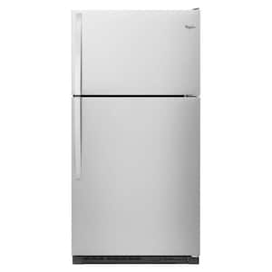 20.5 cu. ft. Top Freezer Refrigerator in Monochromatic Stainless Steel