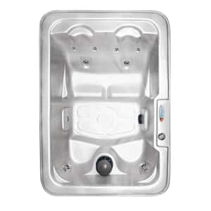 Malta 4-Person Plug and Play 10-Jet Spa with Ozonator LED Light Polar Insulation and Hard Cover