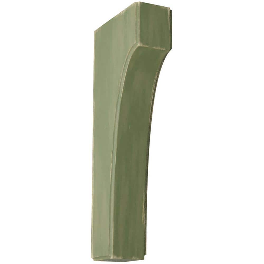 1-3/4 in. x 10 in. x 4 in. Restoration Green Clarksville Wood Vintage Decor Bracket price history on PriceWatchPro